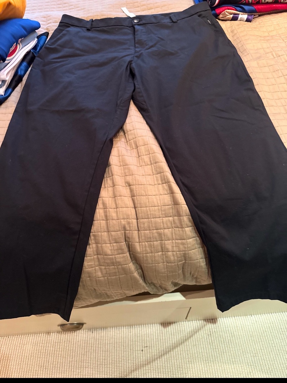 lululemon athletica Men's Black Stretch Chinos